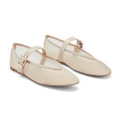 Godina Mesh Mary Jane Ballet Flat - Natural Mesh / Marc Fisher Outlet