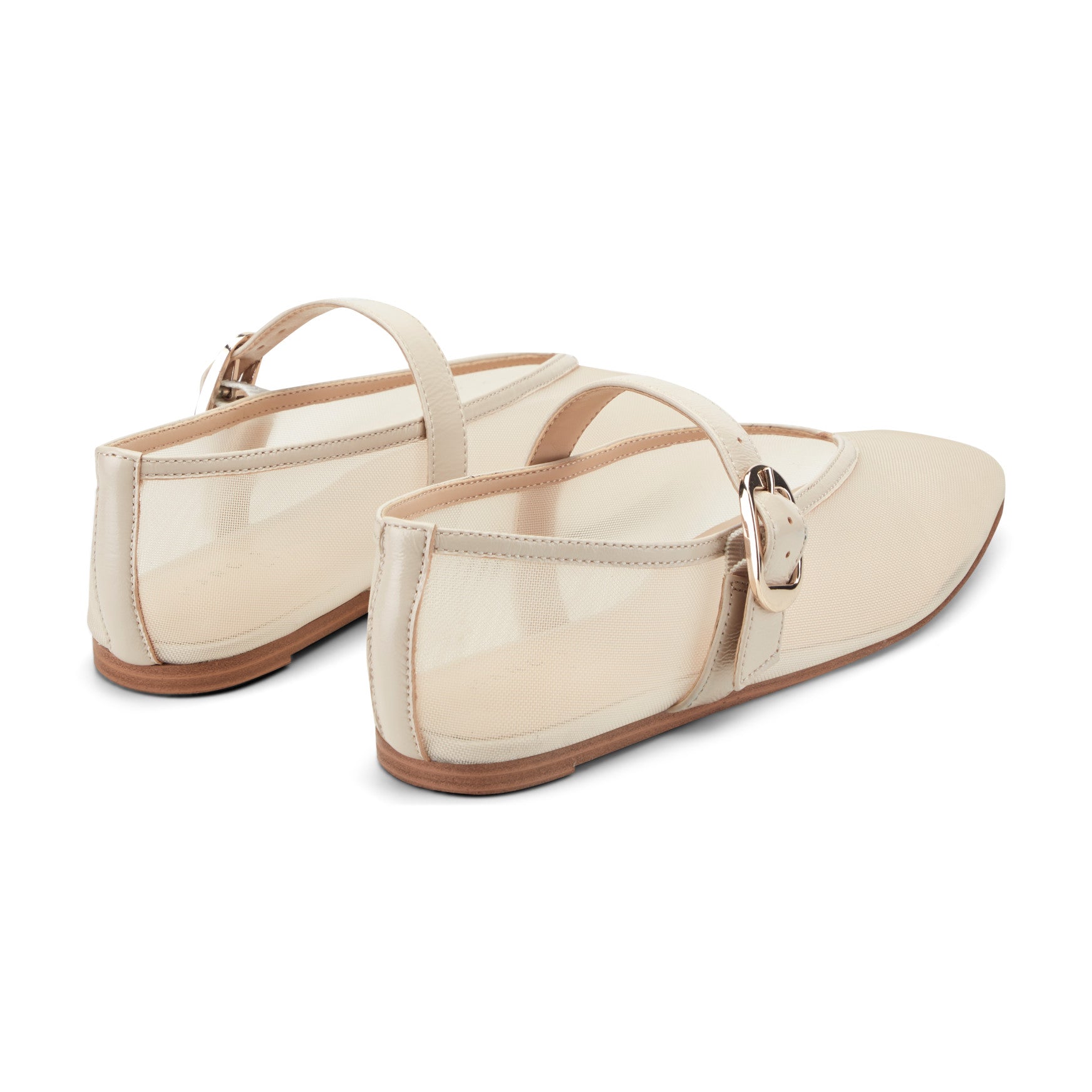 Godina Mesh Mary Jane Ballet Flat - Natural Mesh / Marc Fisher Outlet