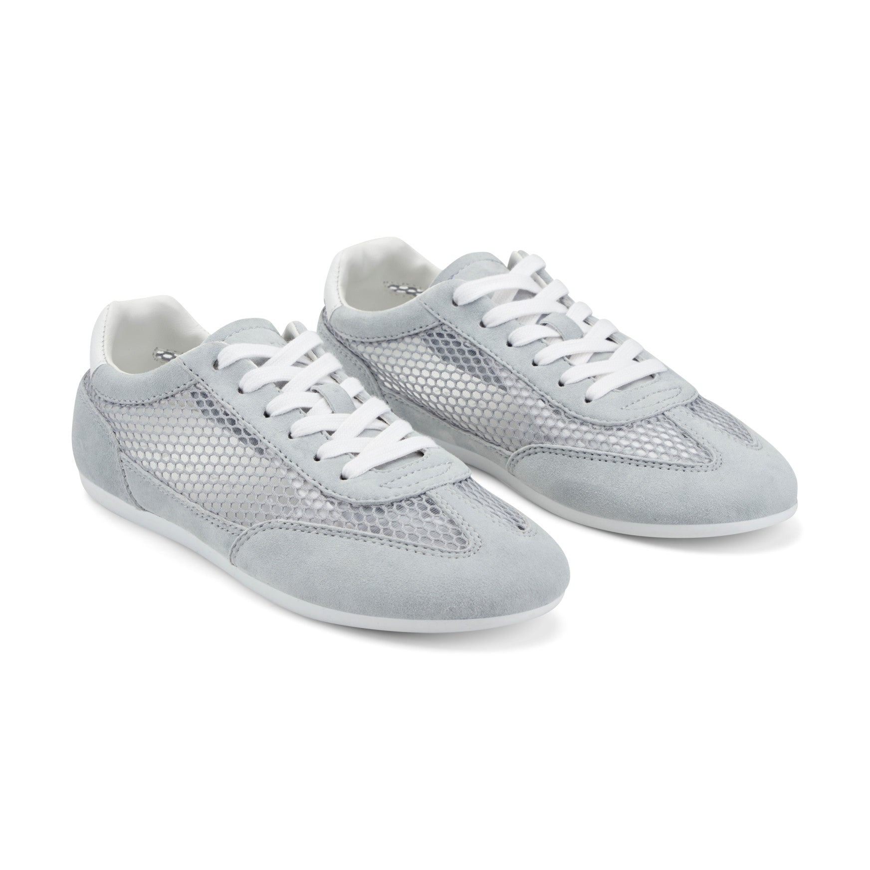 Lexxy Suede Mesh Sneaker - Light Grey Suede/Mesh / Marc Fisher US