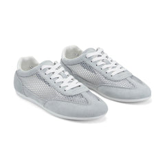 Lexxy Suede Mesh Sneaker - Light Grey Suede/Mesh / Marc Fisher US