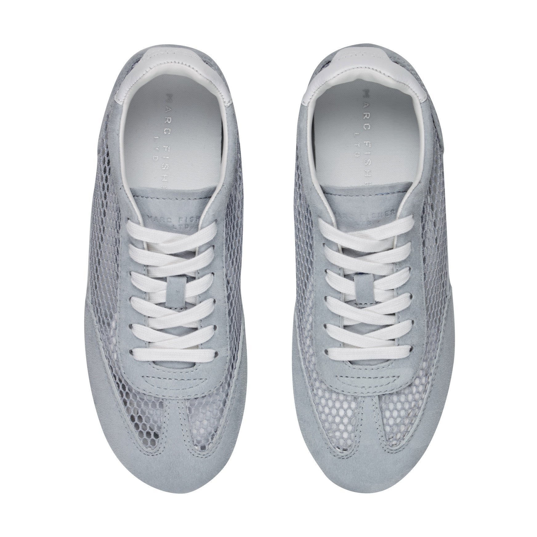 Lexxy Suede Mesh Sneaker - Light Grey Suede/Mesh / Marc Fisher US