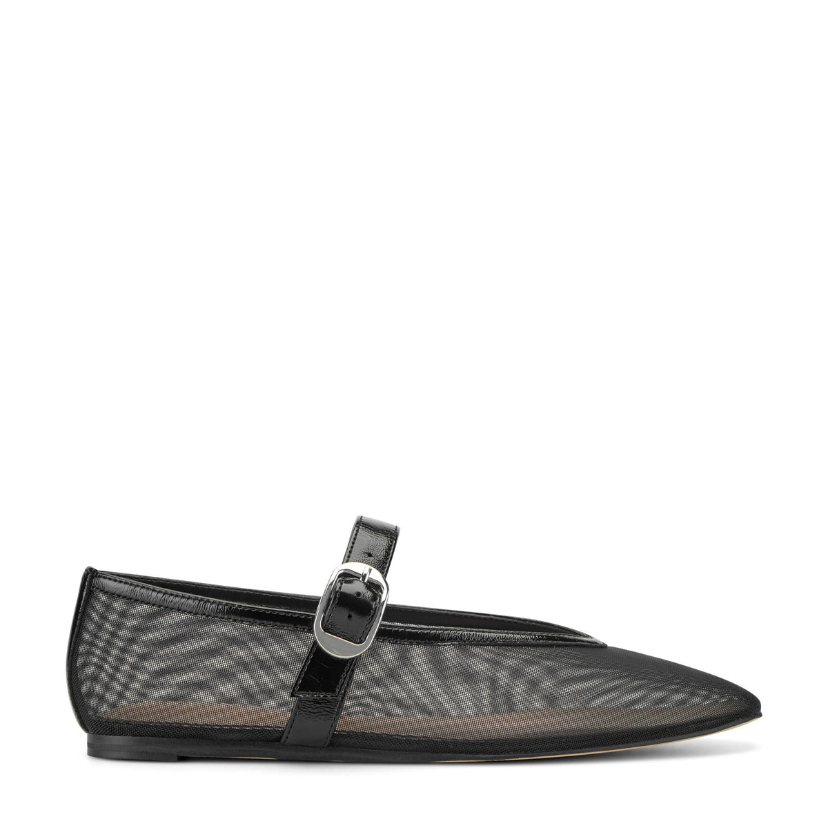 Godina Mesh Mary Jane Ballet Flat - Black Mesh / Marc Fisher On Sale