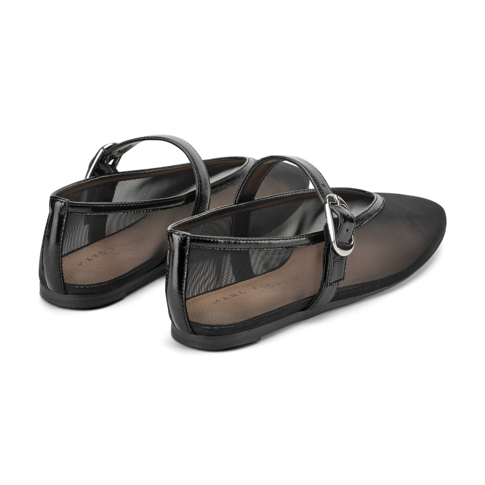 Godina Mesh Mary Jane Ballet Flat - Black Mesh / Marc Fisher On Sale