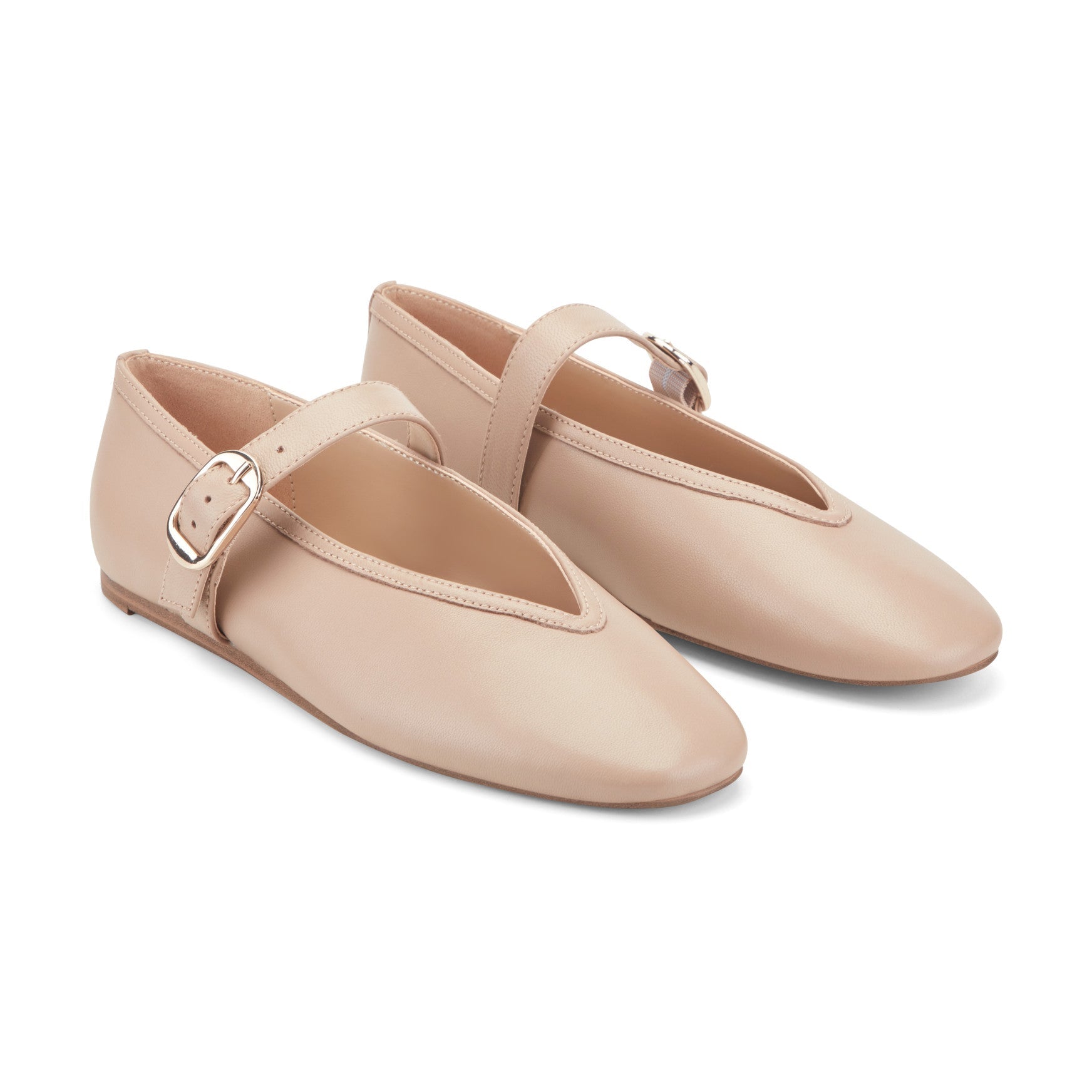 Godea Mary Jane Ballet Flat - Natural Leather / Marc Fisher Online