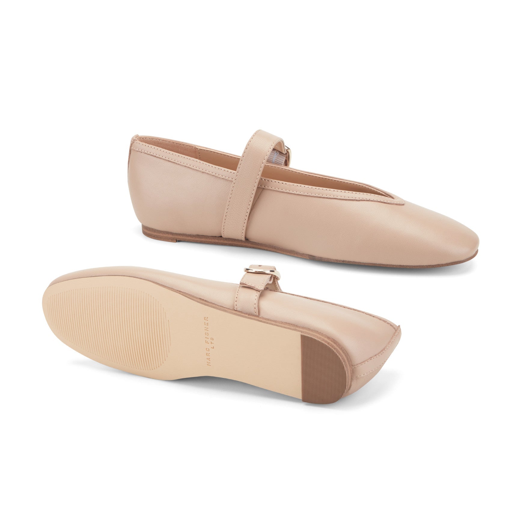 Godea Mary Jane Ballet Flat - Natural Leather / Marc Fisher Online