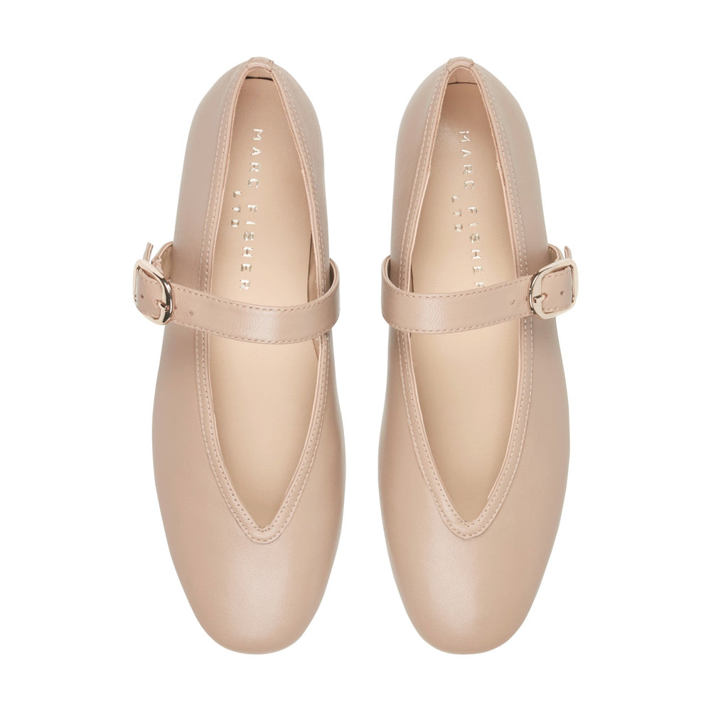 Godea Mary Jane Ballet Flat - Natural Leather / Marc Fisher Online