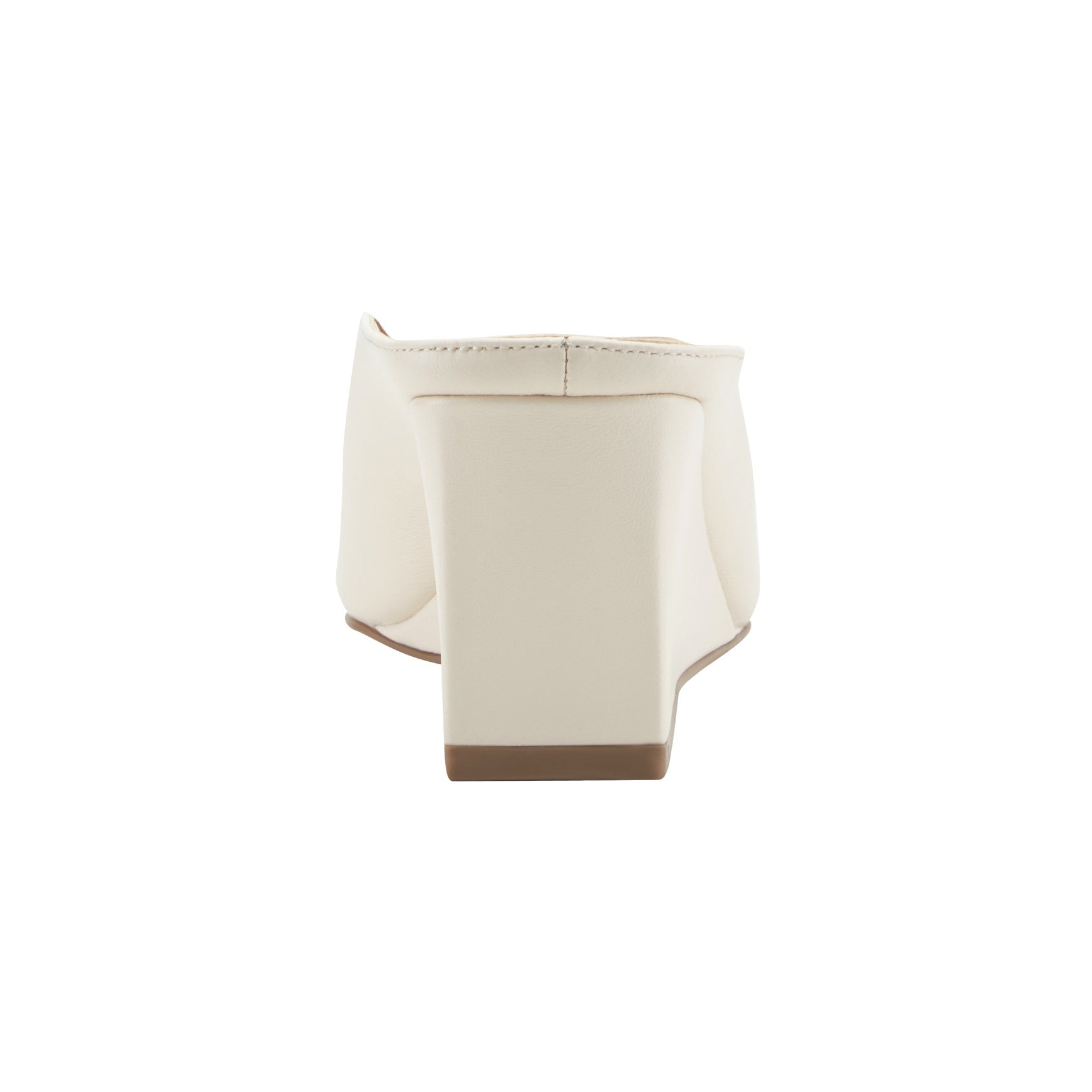 Malley Leather Wedge Mule - Ivory Leather / Marc Fisher For Sale
