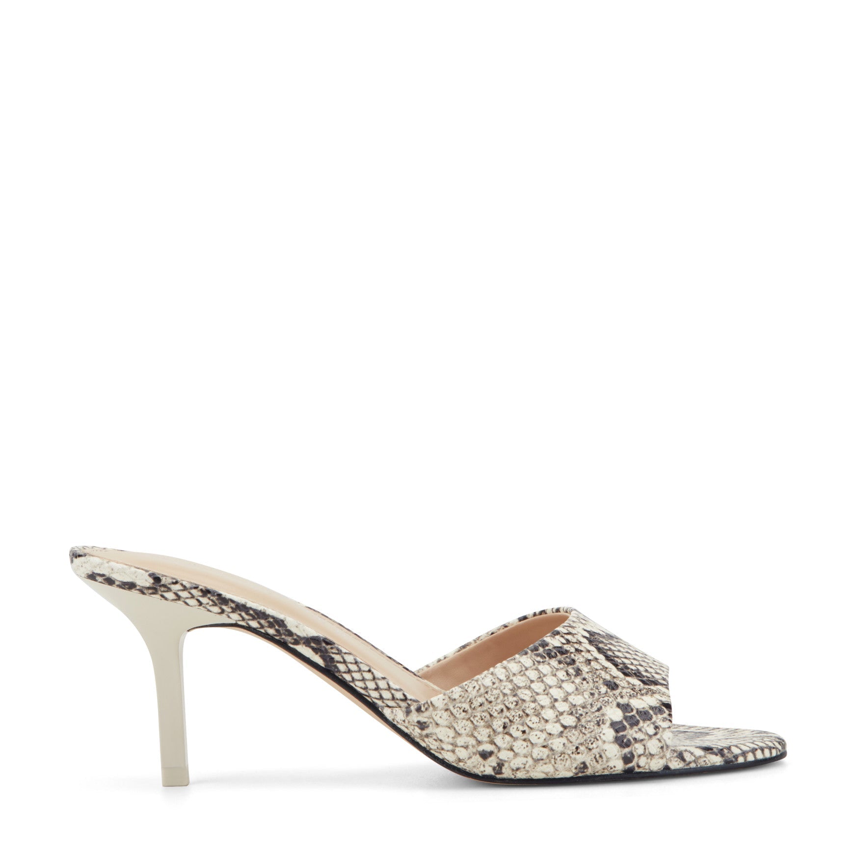 Finny Leather Mule Sandal - Snake Printed Leather / Marc Fisher Sale