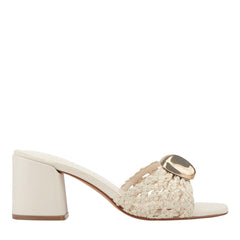 Farrel Woven Mule Sandal - Chic Cream / Marc Fisher US