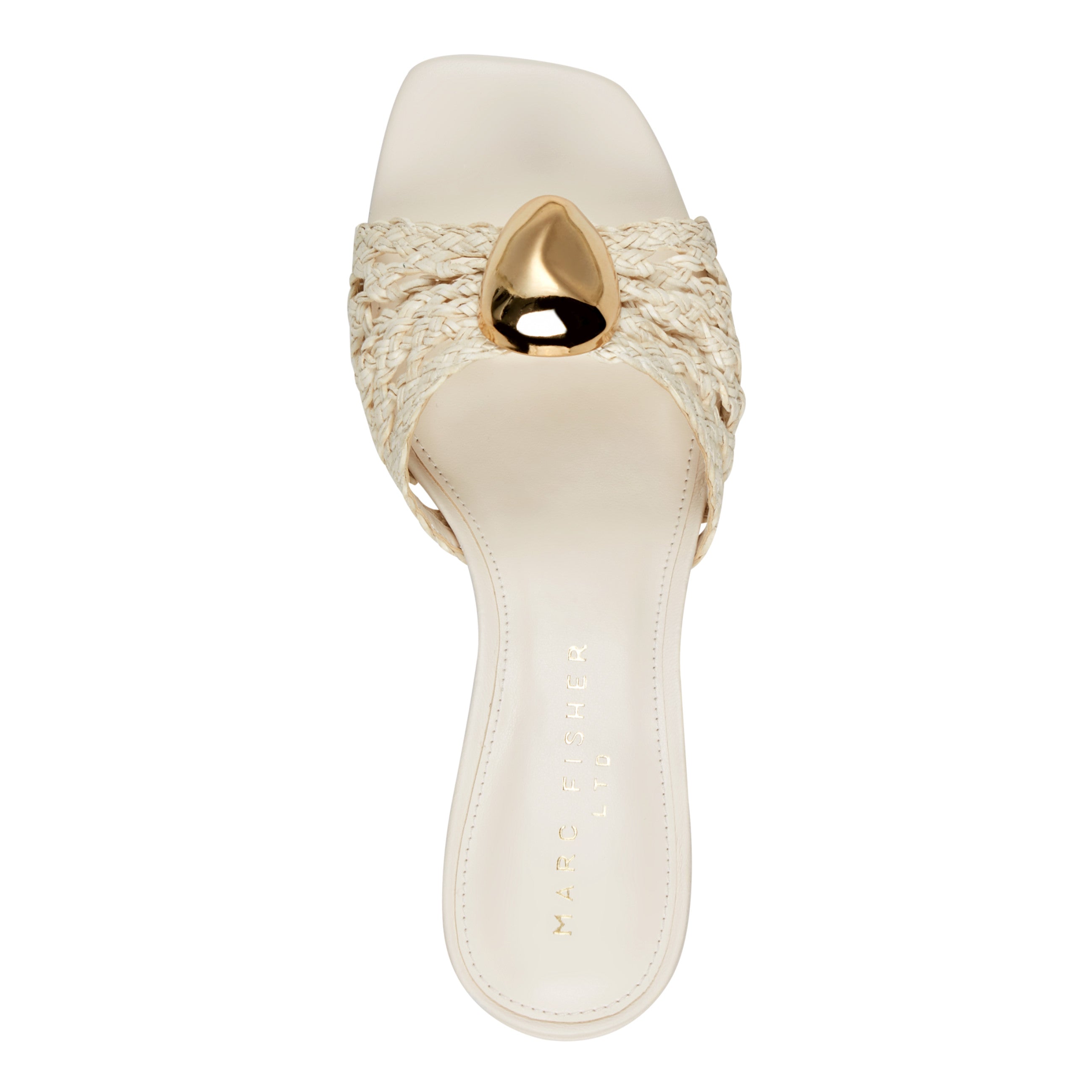 Farrel Woven Mule Sandal - Chic Cream / Marc Fisher US