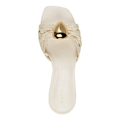Farrel Woven Mule Sandal - Chic Cream / Marc Fisher US