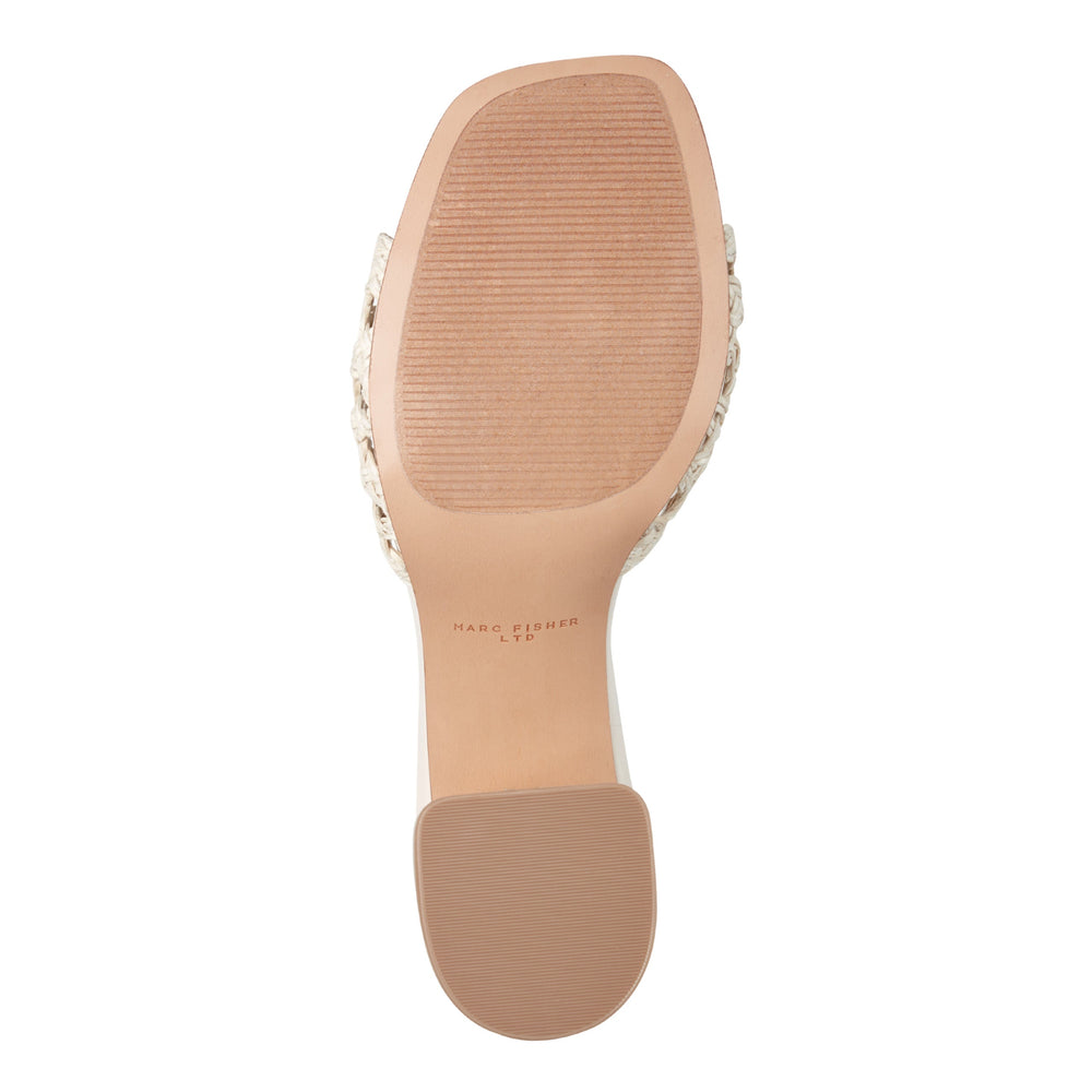 Farrel Woven Mule Sandal - Chic Cream / Marc Fisher US