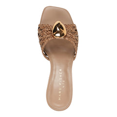Farrel Woven Mule Sandal - Natural / Marc Fisher On Sale