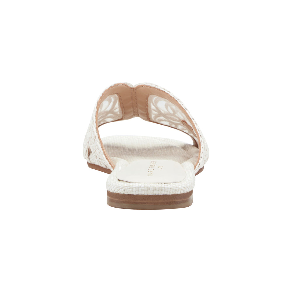 Nalany Flat Sandal - White / Marc Fisher Online