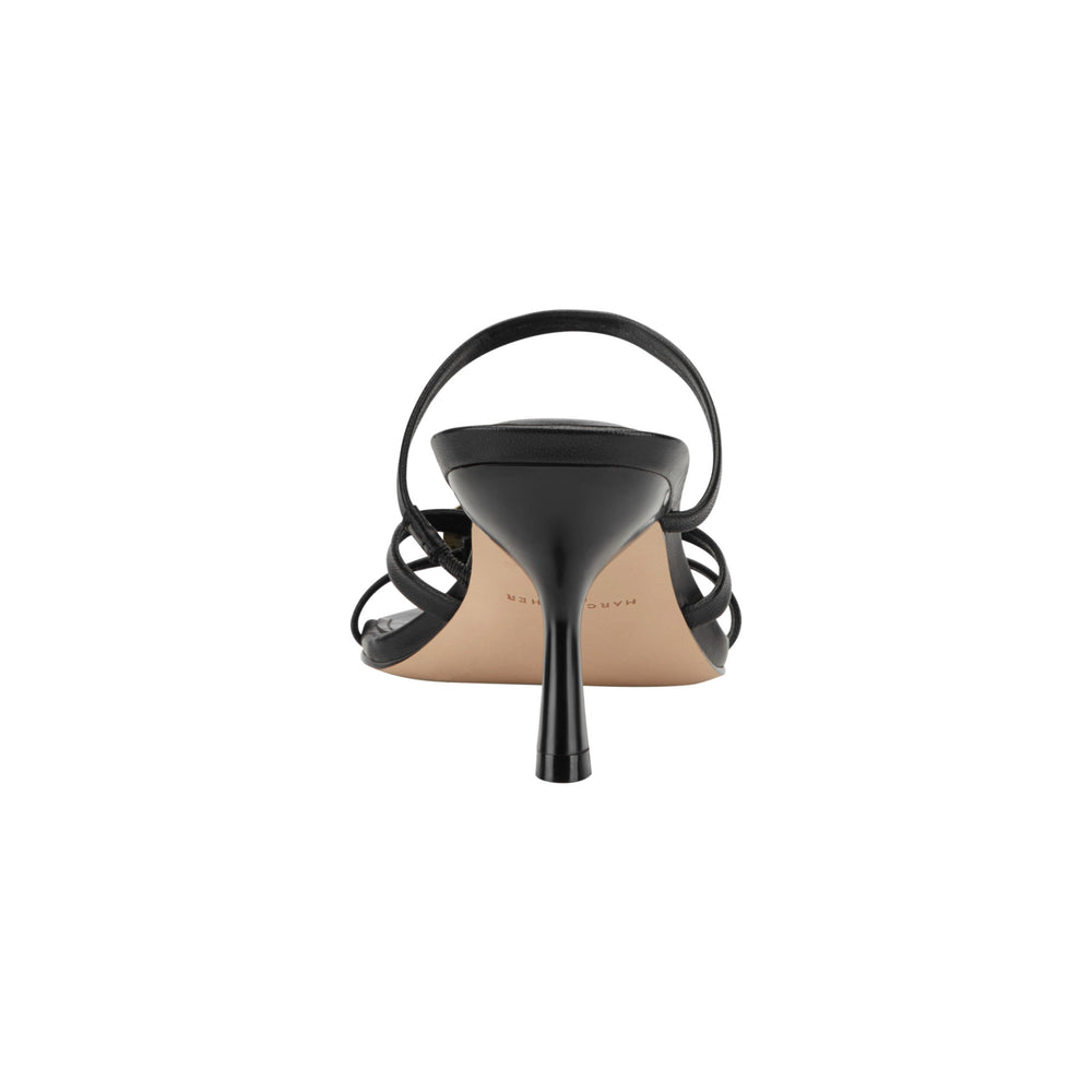Natesa Leather Embellished Sandal - Black Leather / Marc Fisher For Sale