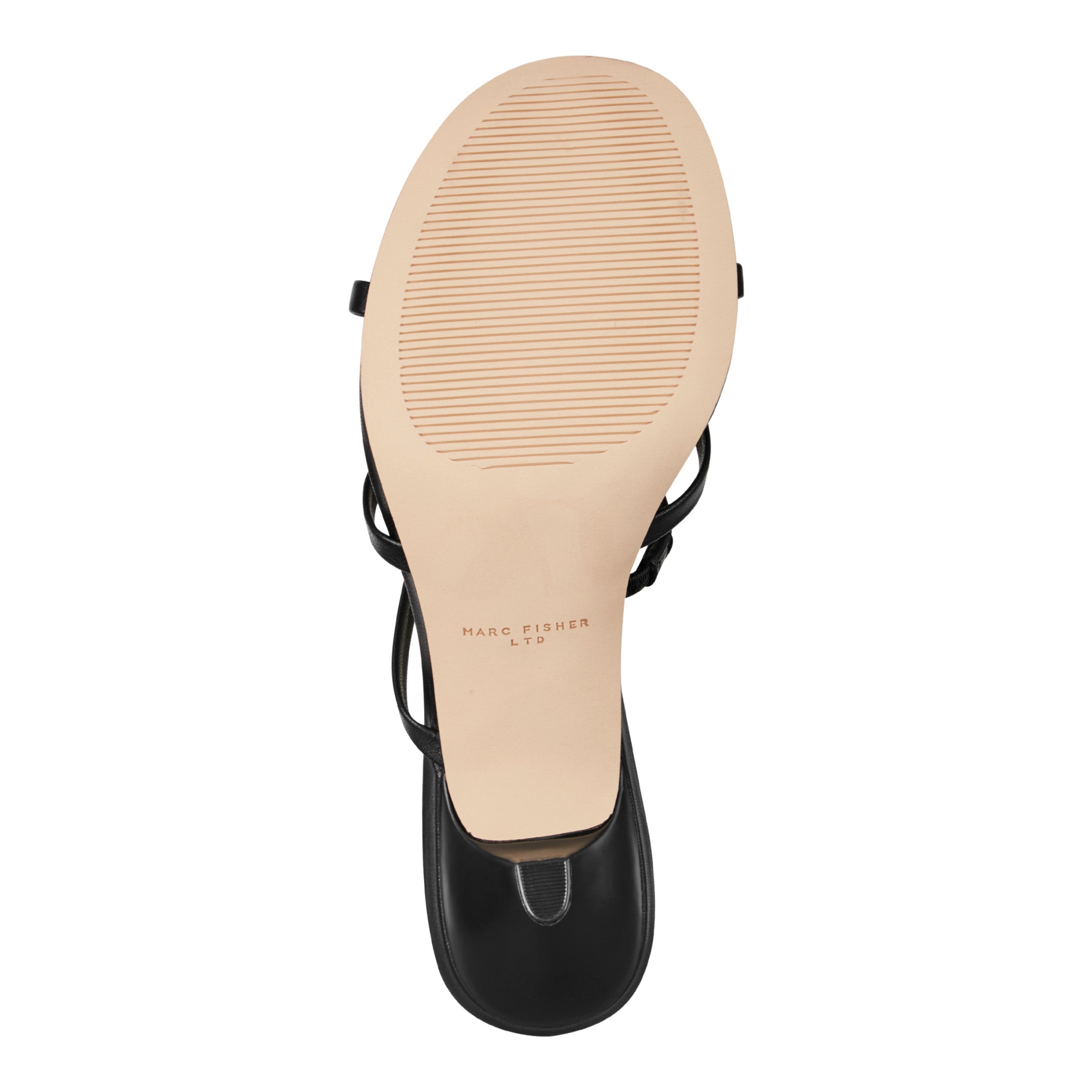 Natesa Leather Embellished Sandal - Black Leather / Marc Fisher For Sale