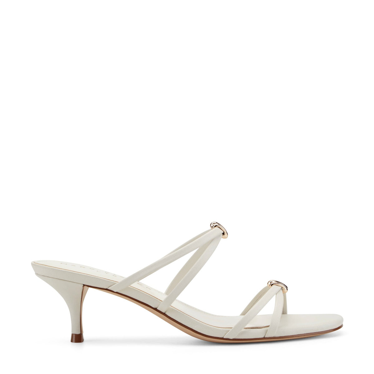 Baizel Leather Mule Sandal - Cream Leather / Marc Fisher Sale