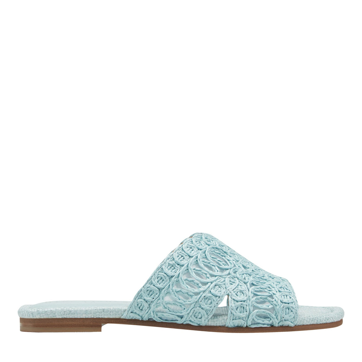 Nalany Flat Sandal - Light Blue / Marc Fisher Outlet