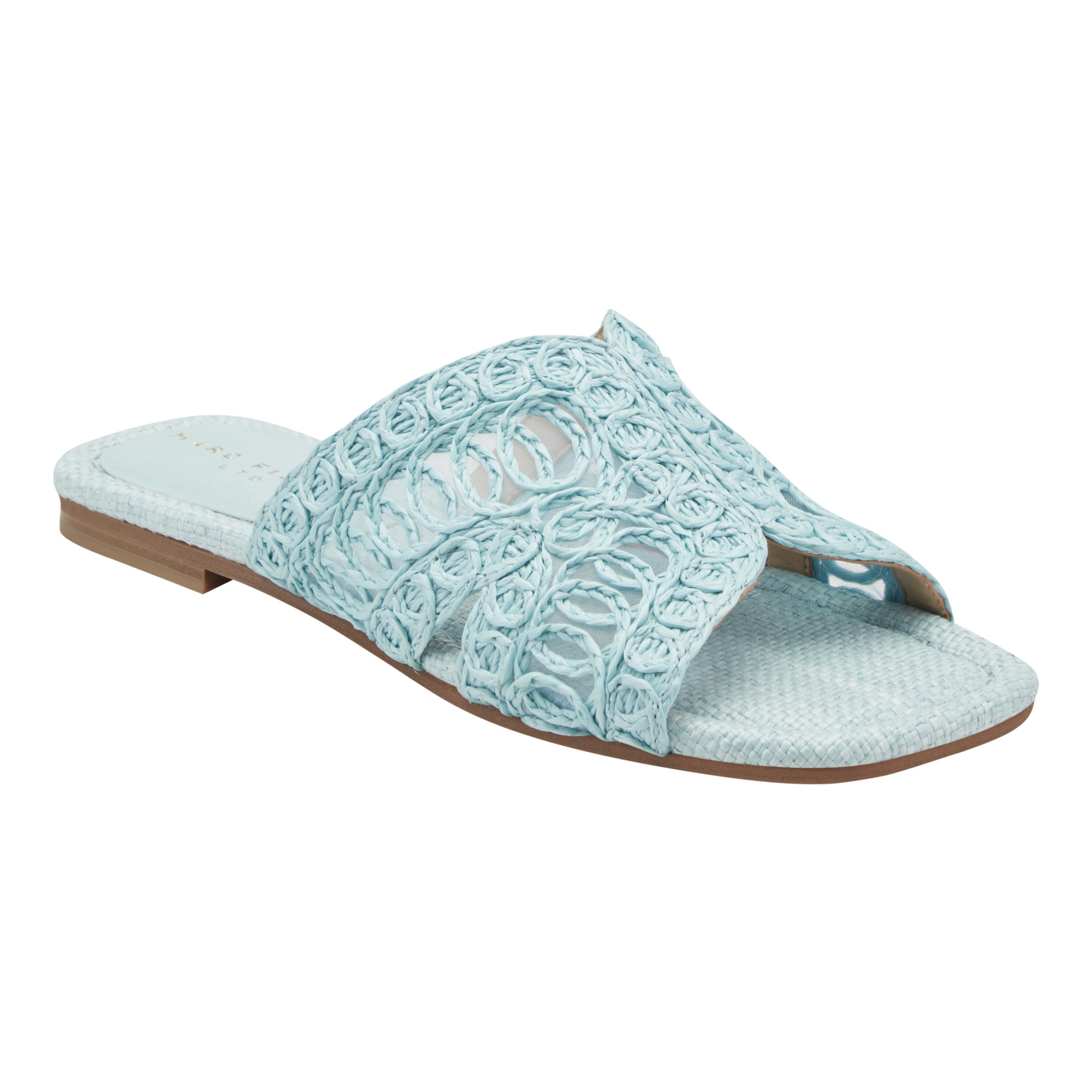 Nalany Flat Sandal - Light Blue / Marc Fisher Outlet