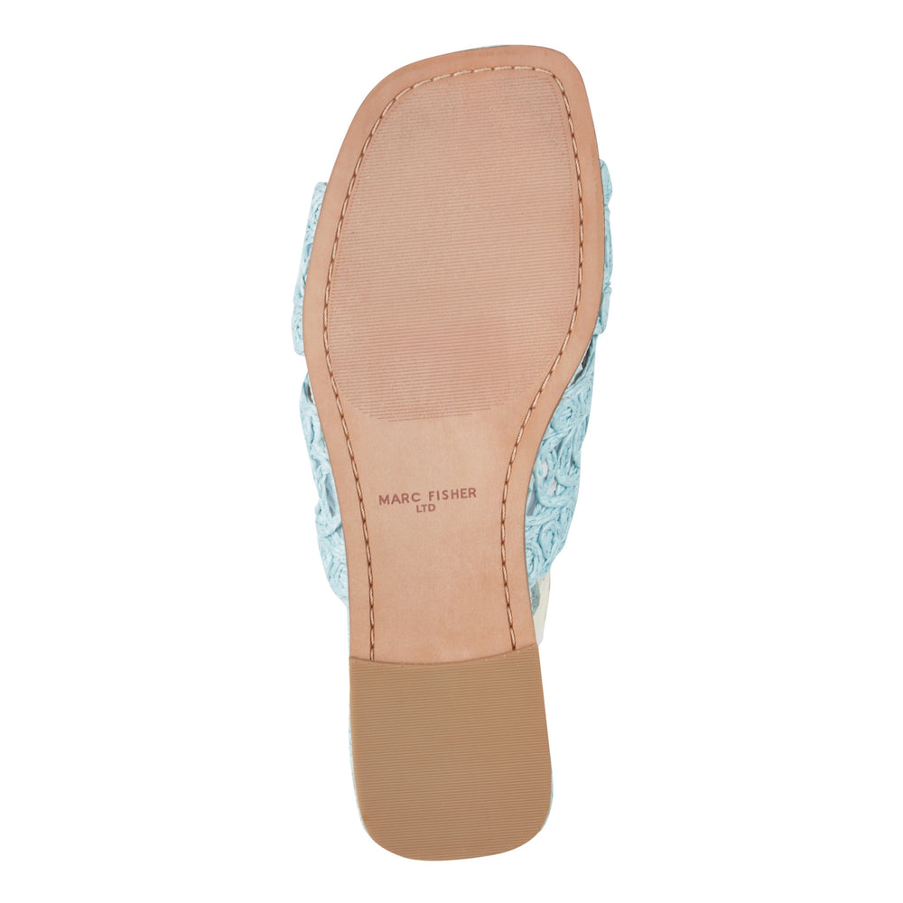 Nalany Flat Sandal - Light Blue / Marc Fisher Outlet