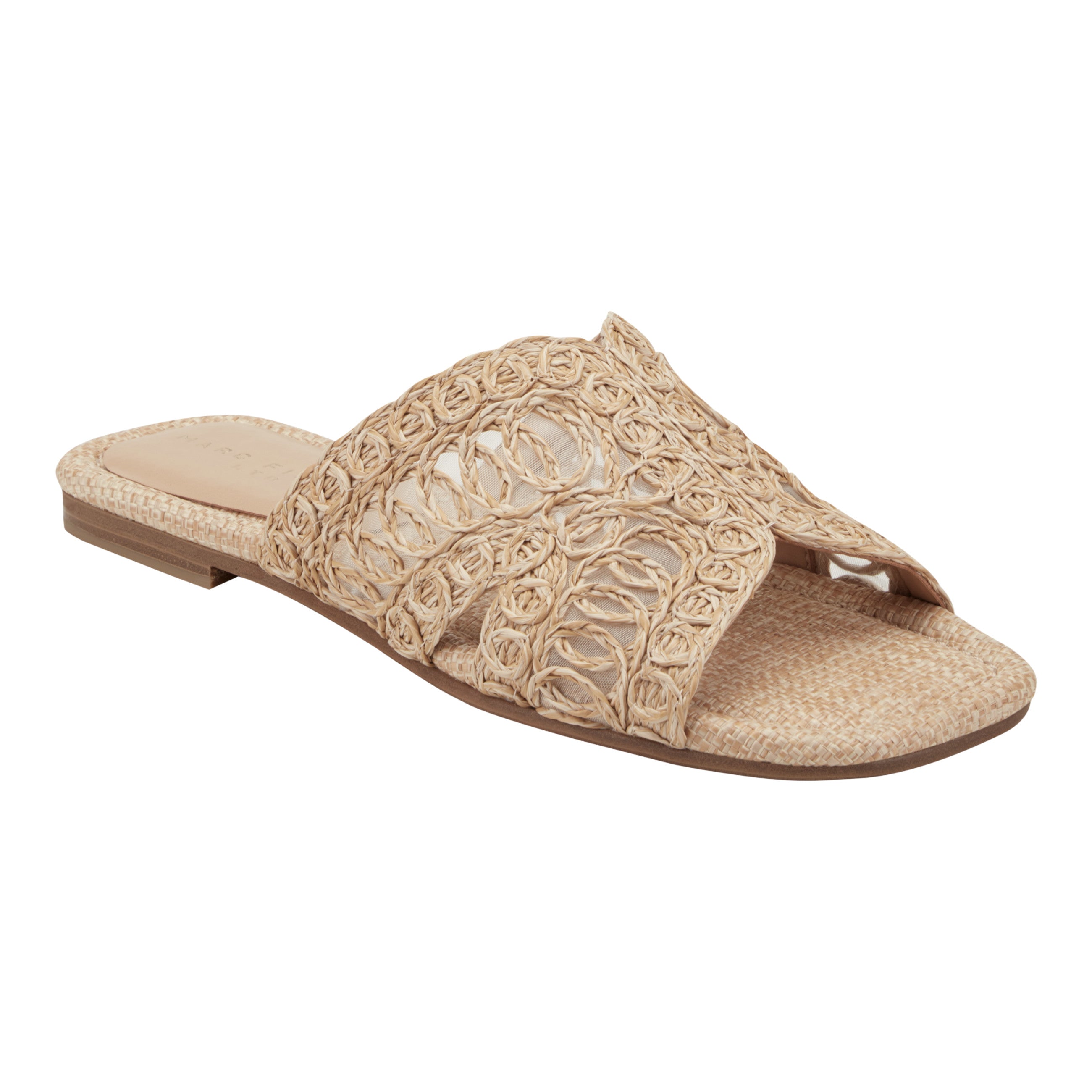 Nalany Flat Sandal - Natural / Marc Fisher On Sale