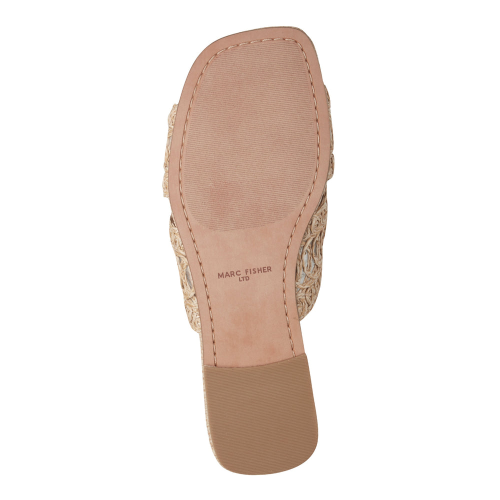 Nalany Flat Sandal - Natural / Marc Fisher On Sale