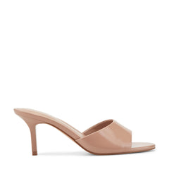 Finny Leather Mule Sandal - Natural Leather / Marc Fisher For Sale