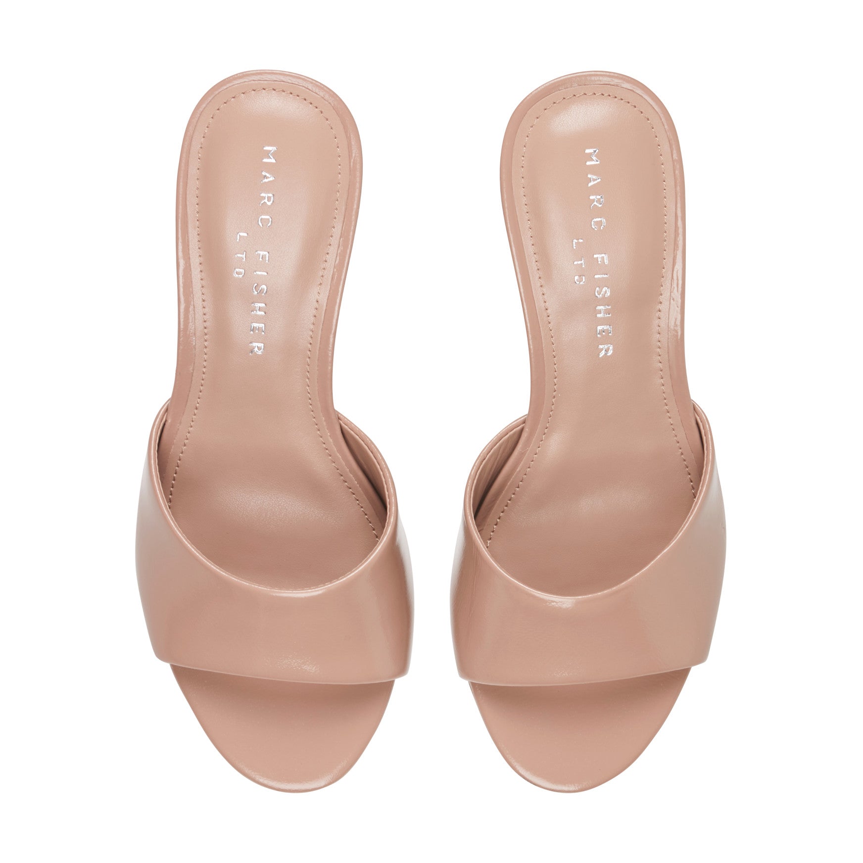 Finny Leather Mule Sandal - Natural Leather / Marc Fisher For Sale