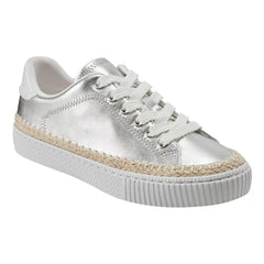 Spryng Platform Laceup Sneaker - Silver / Marc Fisher US