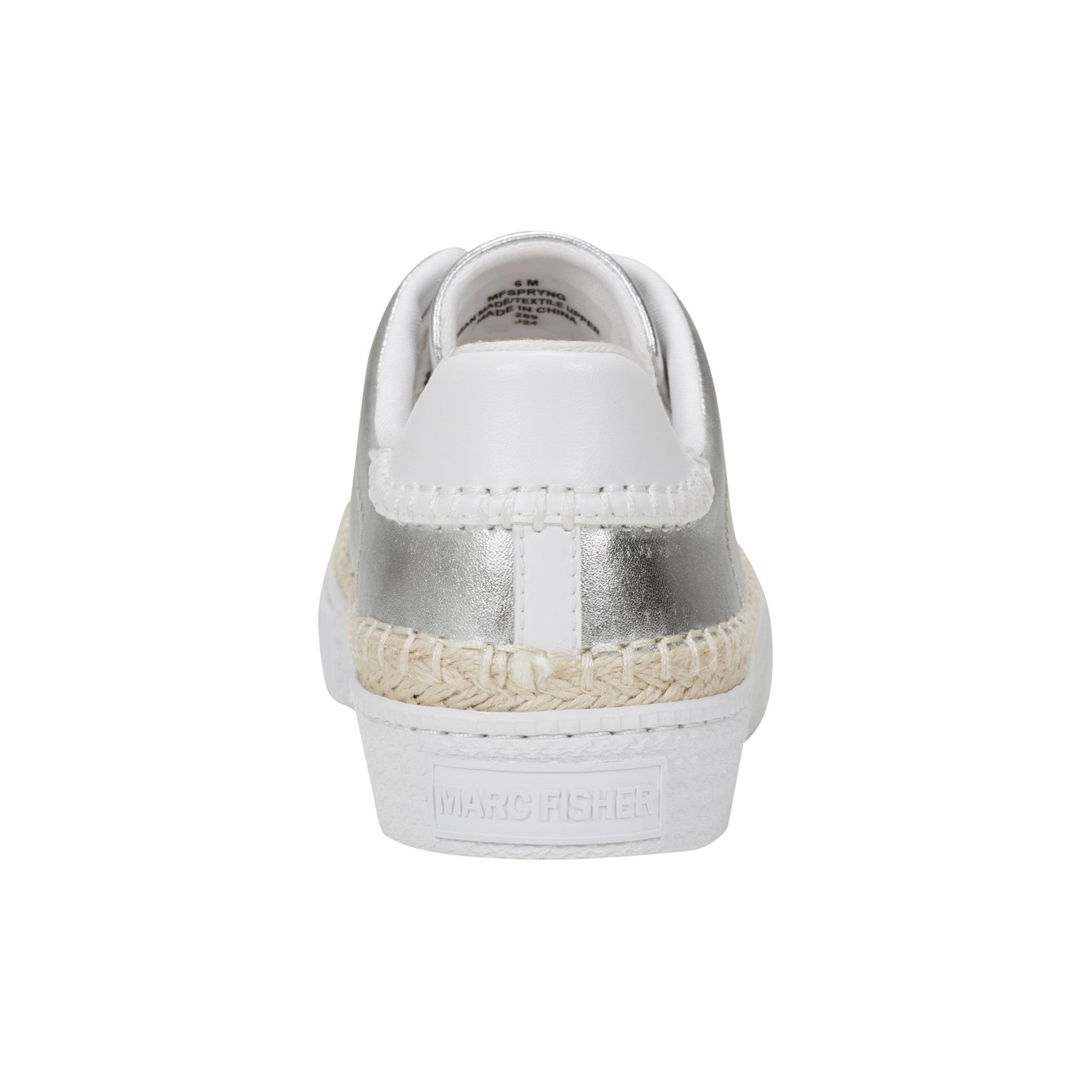 Spryng Platform Laceup Sneaker - Silver / Marc Fisher US