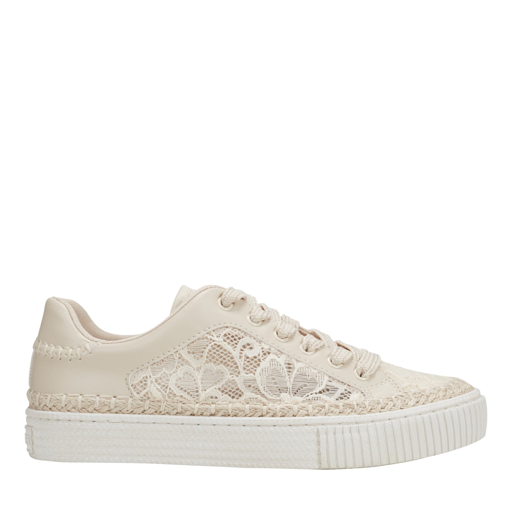 Spryng Platform Laceup Sneaker - Natrual/Lace / Marc Fisher On Sale