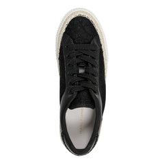 Spryng Platform Laceup Sneaker - Black/Lace / Marc Fisher Discount