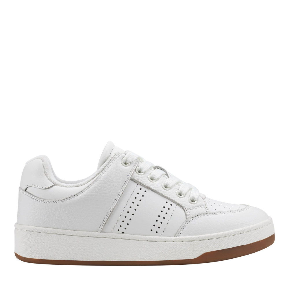 Flynnt Leather Laceup Sneaker - White Leather / Marc Fisher Online