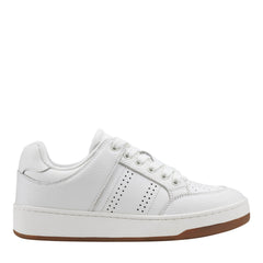 Flynnt Leather Laceup Sneaker - White Leather / Marc Fisher Online