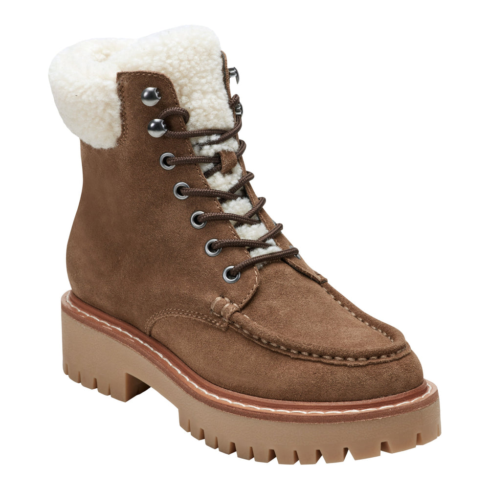 Nallie Lace Up Bootie - Brown Suede / Marc Fisher For Sale