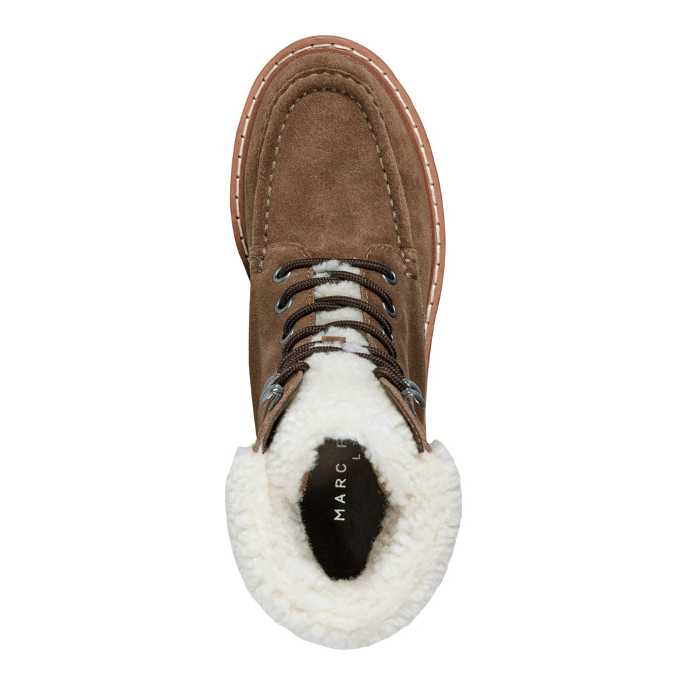 Nallie Lace Up Bootie - Brown Suede / Marc Fisher For Sale