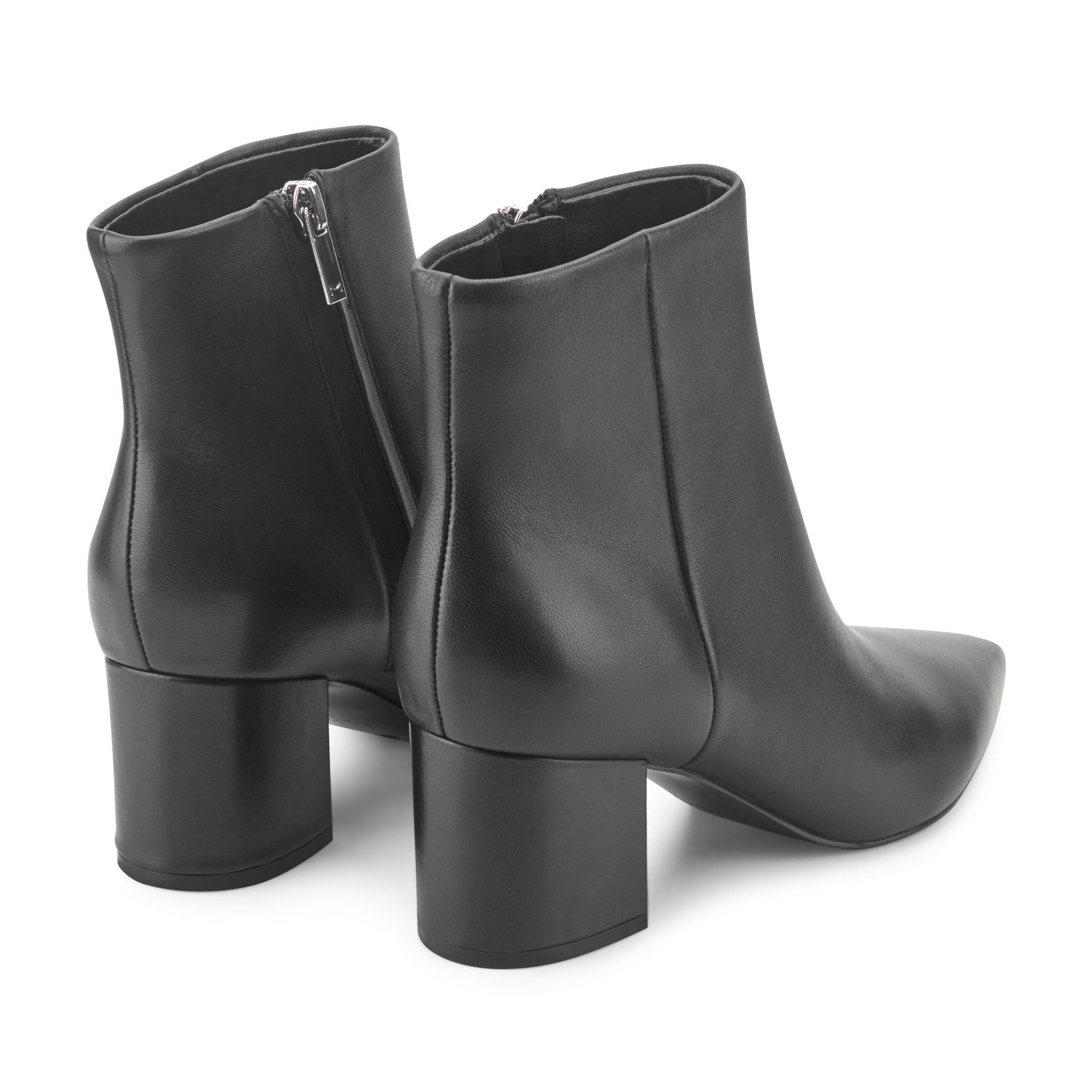 Jarli Pointy Leather Ankle Bootie - Black Leather / Marc Fisher Outlet