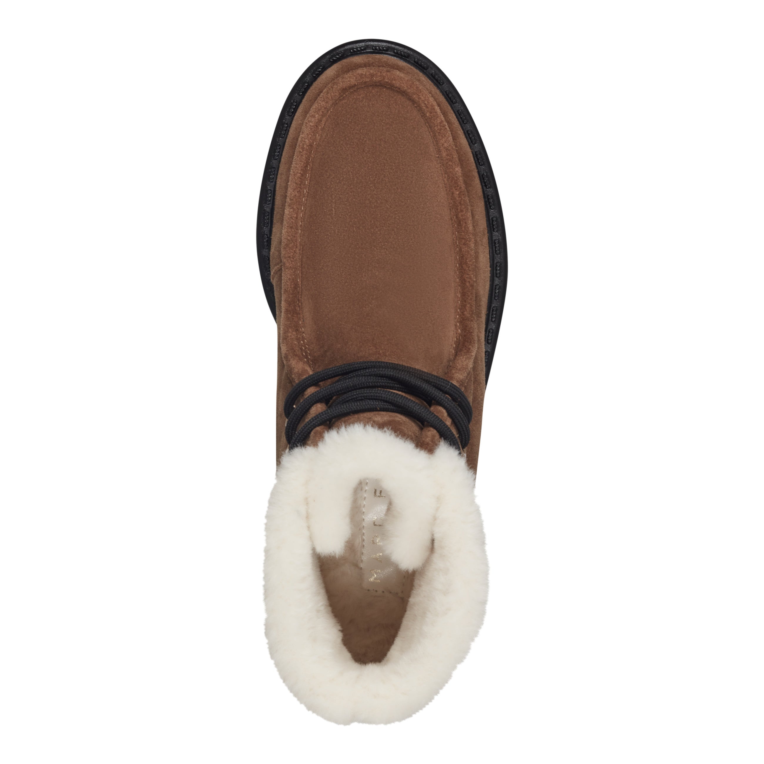 Percy Lug Sole Bootie - Brown Suede / Marc Fisher US