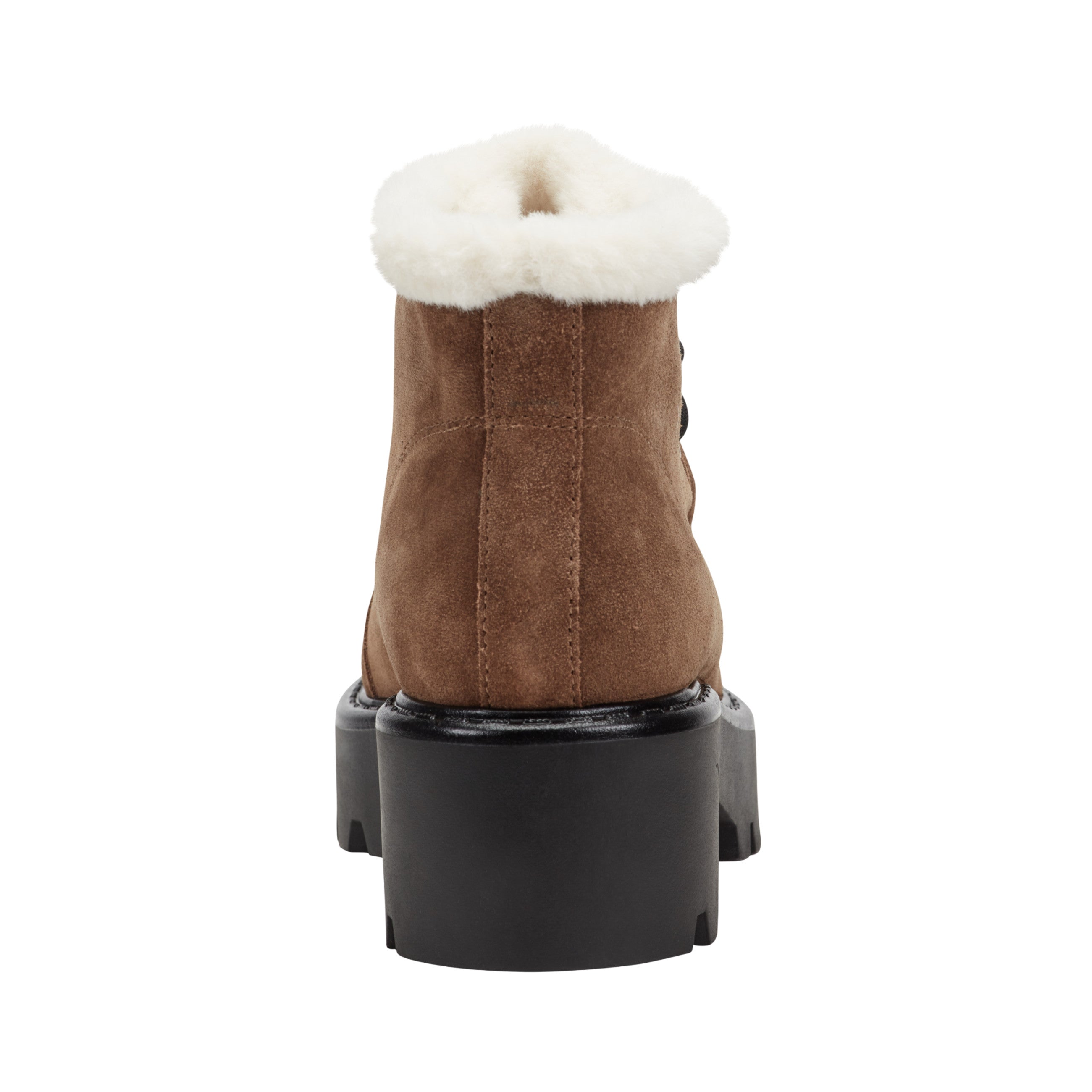 Percy Lug Sole Bootie - Brown Suede / Marc Fisher US