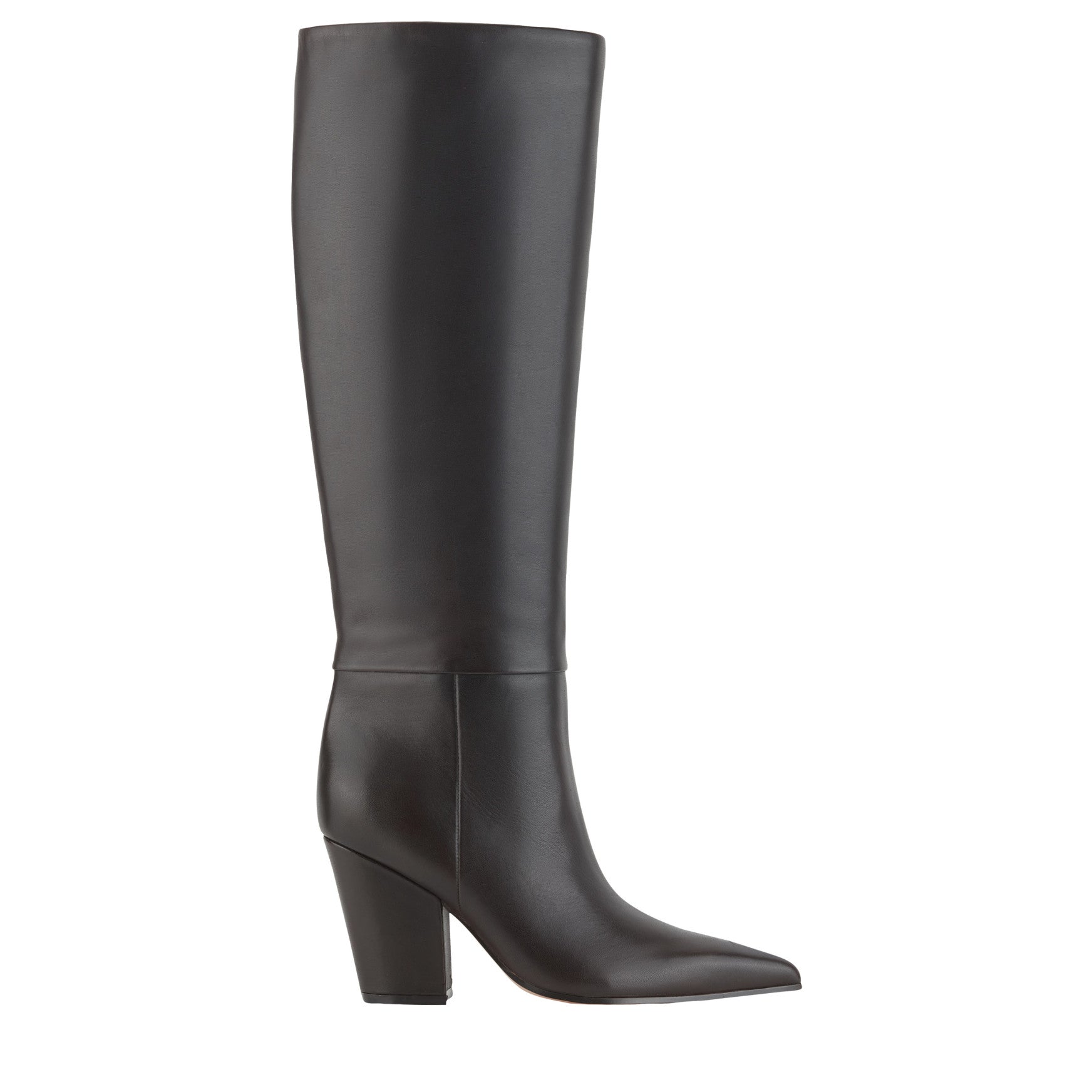 Estella Knee High Leather Boot - Dark Brown Leather / Marc Fisher On Sale