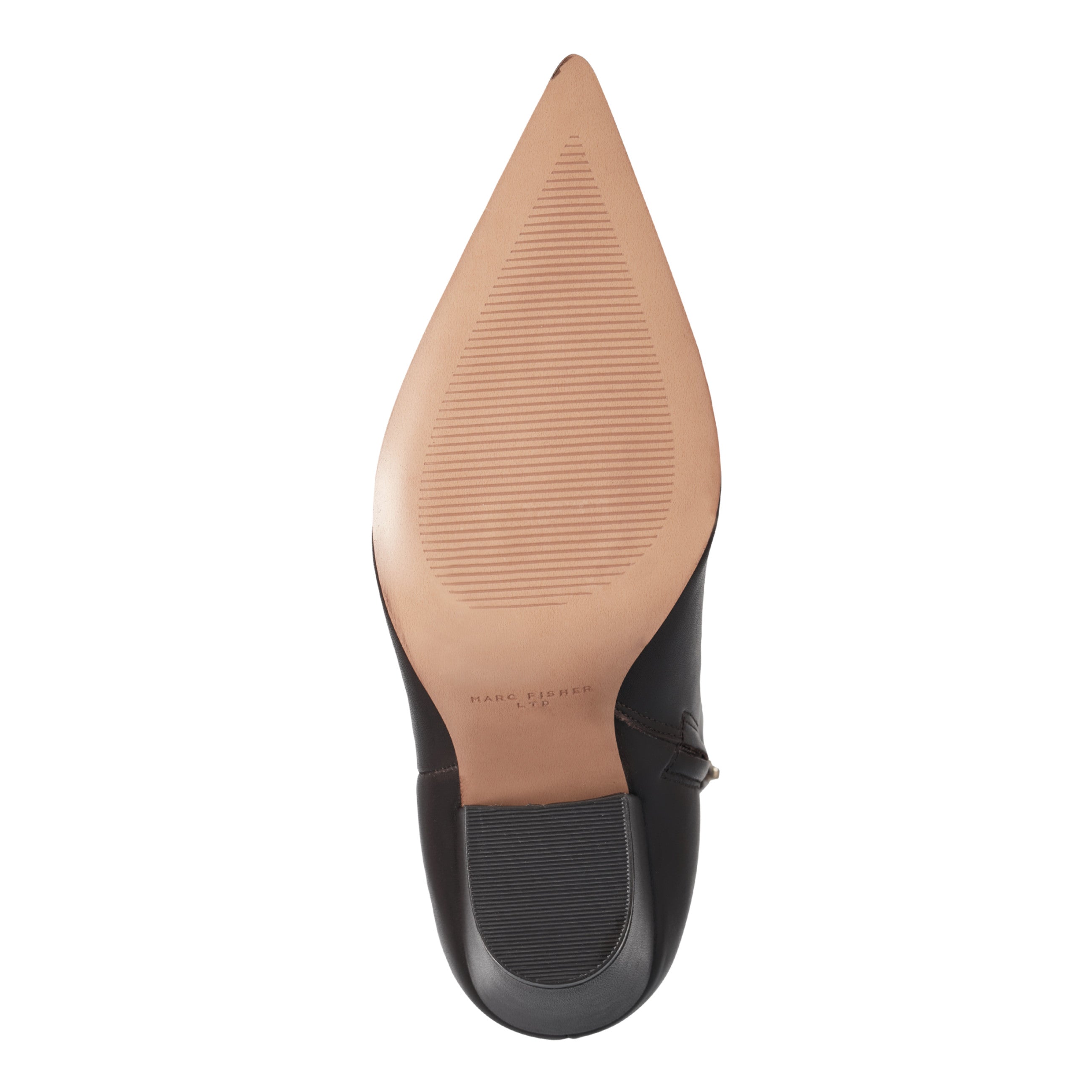 Estella Knee High Leather Boot - Dark Brown Leather / Marc Fisher On Sale