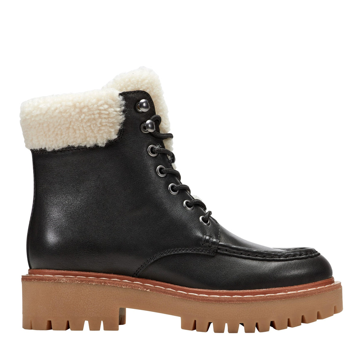 Nallie Lace Up Bootie - Black Leather / Marc Fisher For Sale
