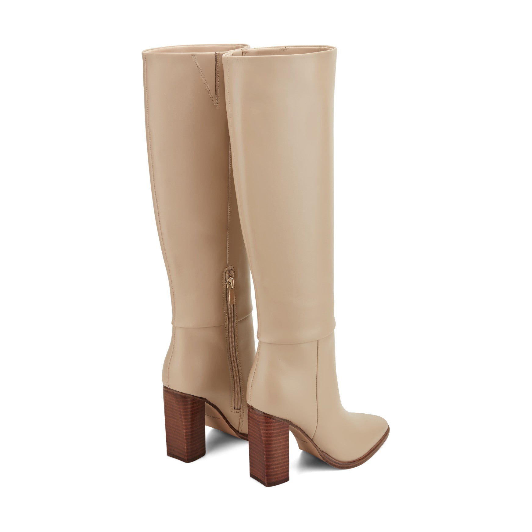 Lannie Dress Leather Boot - Light Natural Leather / Marc Fisher Sale