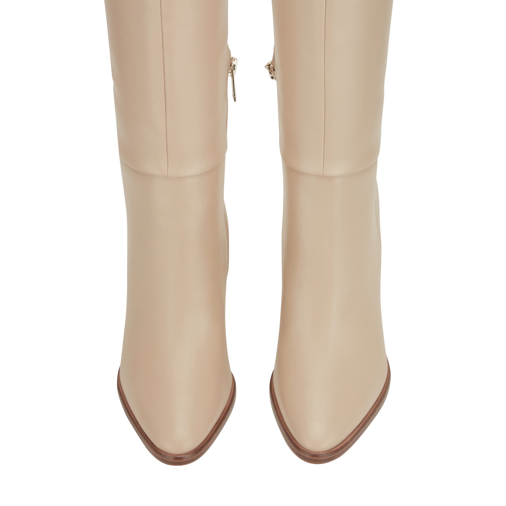 Lannie Dress Leather Boot - Light Natural Leather / Marc Fisher Sale