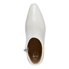 Yanara Heeled Leather Bootie - Chic Cream Leather / Marc Fisher US