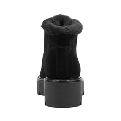 Percy Lug Sole Bootie - Black Suede / Marc Fisher Discount
