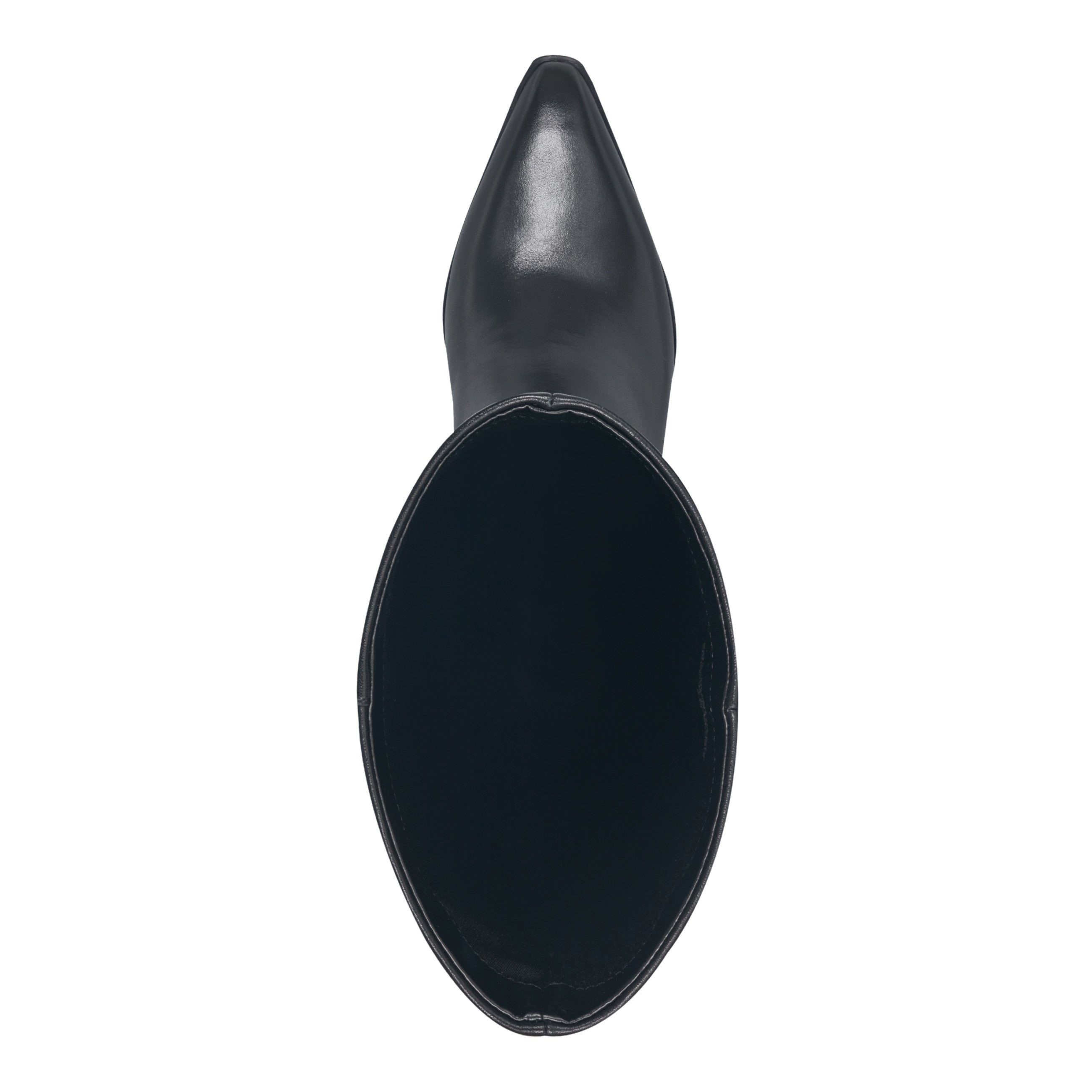 Tarrie Block Heel Leather Boot - Black Leather / Marc Fisher Online