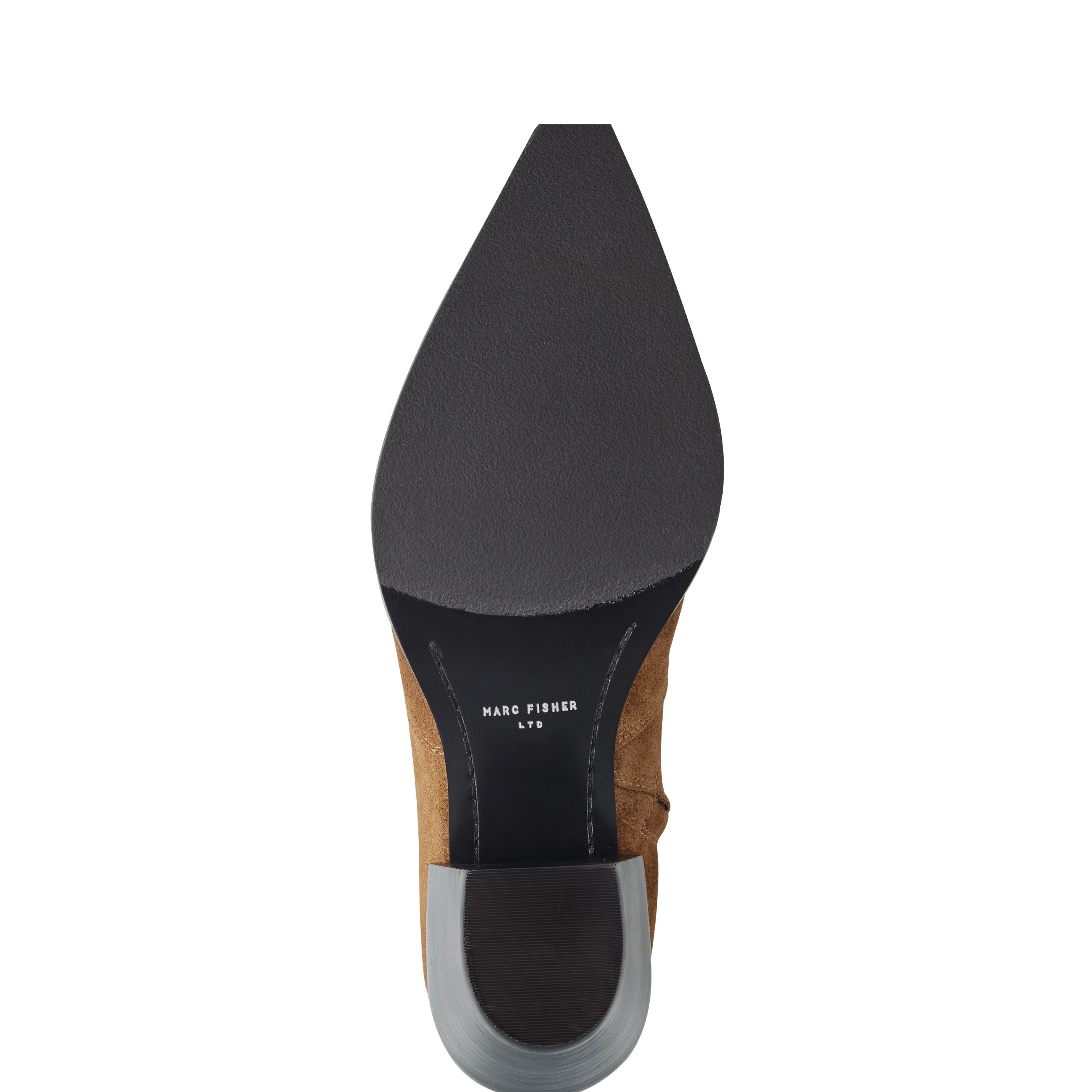 Giulie Western Leather Ankle Bootie - Natural Suede / Marc Fisher Sale