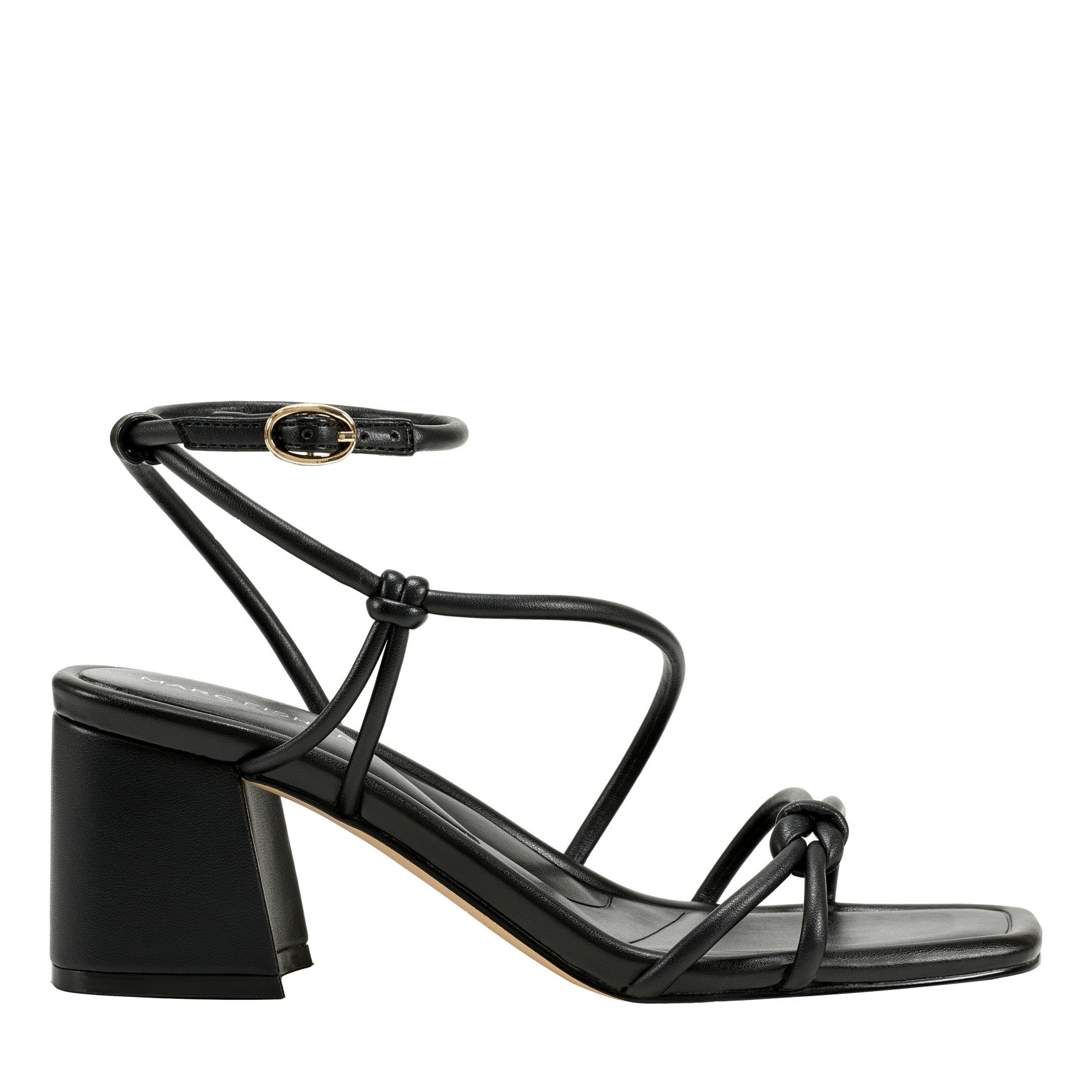Gurion Block Heel Sandal - Black / Marc Fisher Outlet