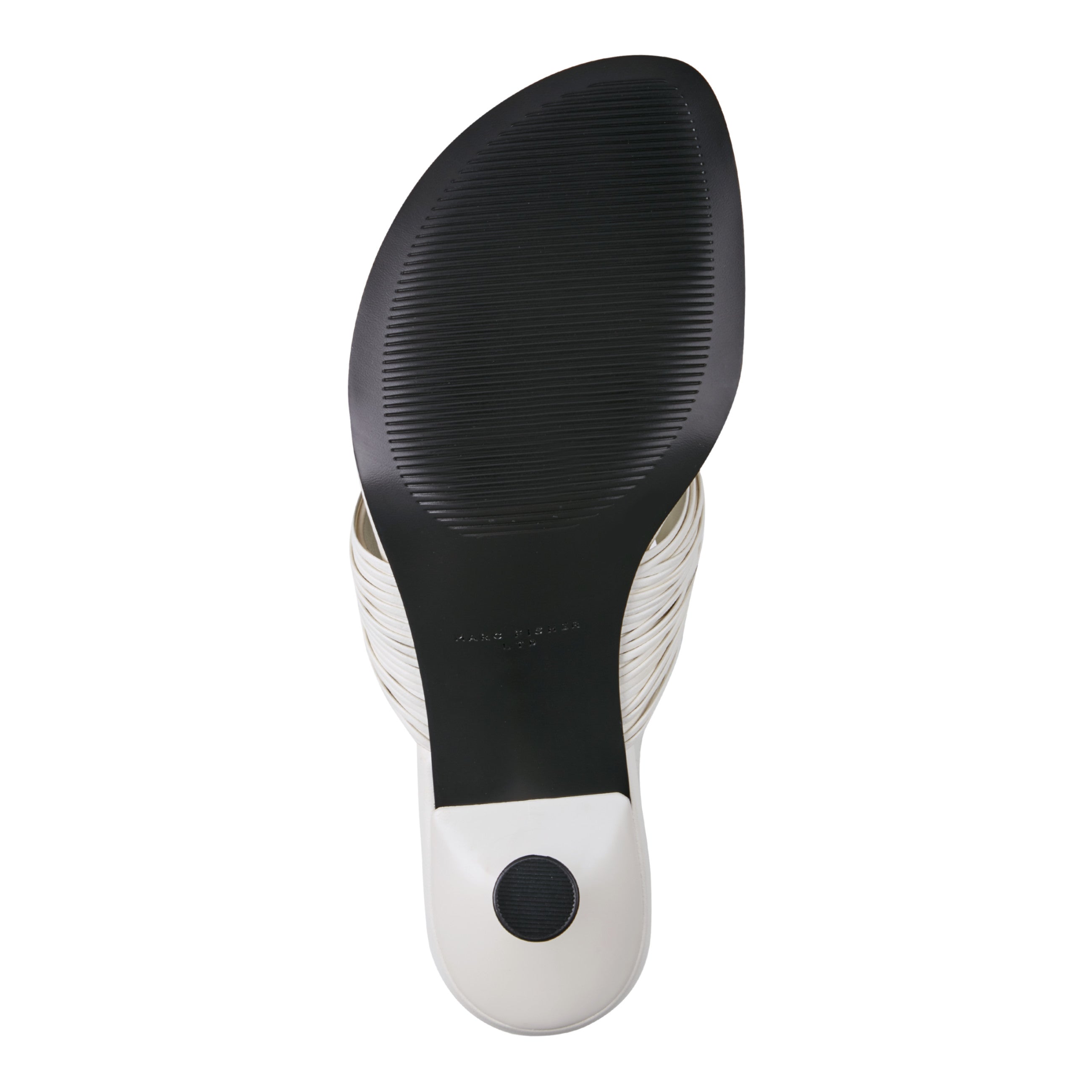 Pamilla Leather Heeled Thong Sandal - Cream Leather / Marc Fisher Sale